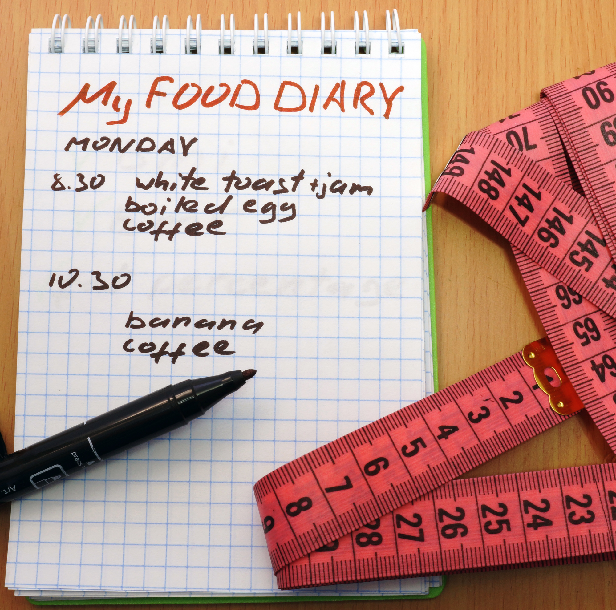 how can a food diary keep your weight loss goals in sight